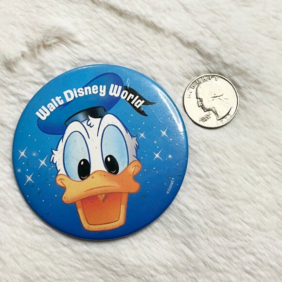🔮 5/$25‎ Vintage Disney World Donald Duck Pin - Picture 2 of 2